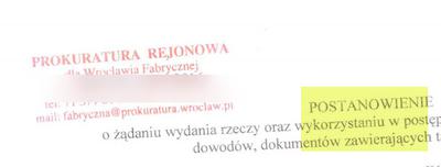 Prokurator kieruje na badania psychologiczne Prokurator kieruje na badania psychologiczne