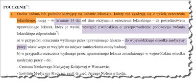 Terminy odwołań dla badań na prawo jazdy Terminy odwołań dla badań na prawo jazdy