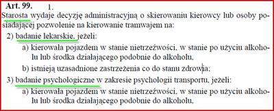 Skierowanie od Starosty na badania po alkoholu Skierowanie od Starosty na badania po alkoholu