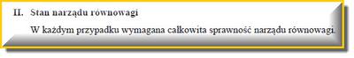 Stan narządu równowagi a prawko? Stan narządu równowagi a prawko?