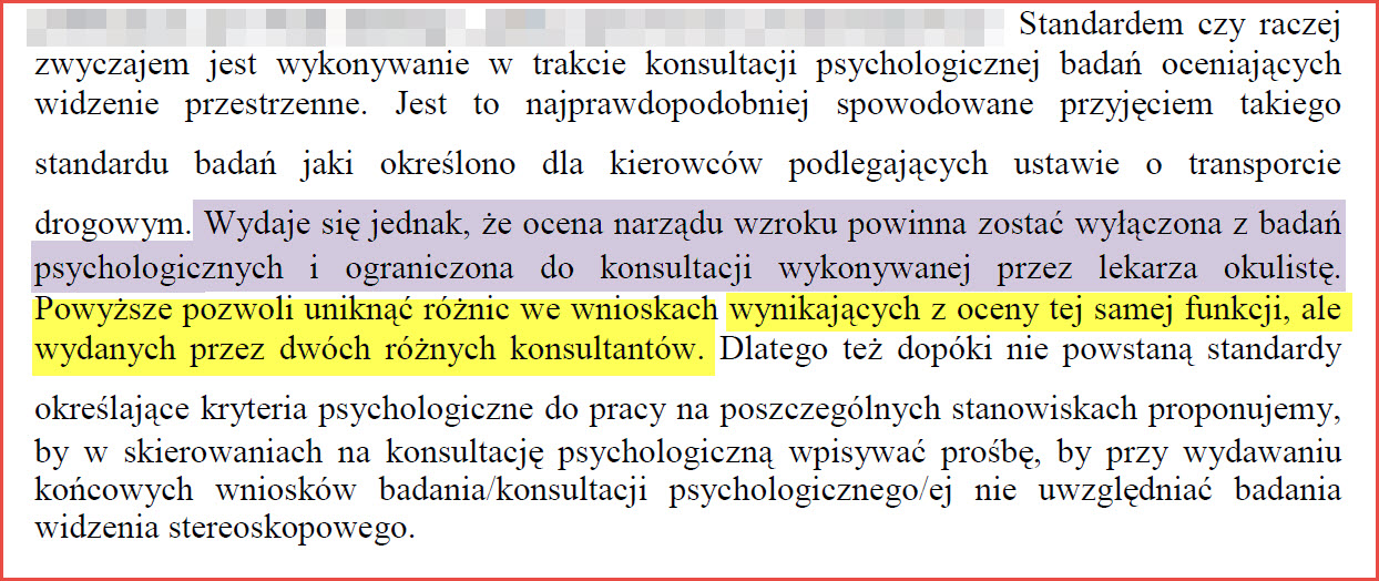 Psychotesty dla kierowców