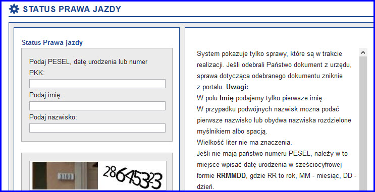 Jak szybko sprawdzić przez internet, czy twoje prawo jazdy jest do odebrania w wydziale komunikacji?,