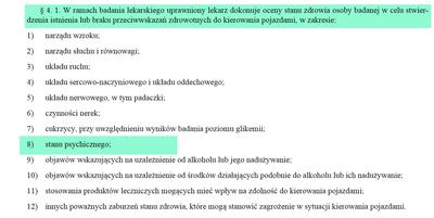 Badanie stanu psychicznego kandydatów i kierowców