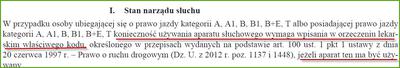 Zasady kodów w prawku dla aparatów słuchowych