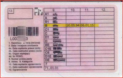 Prawo jazdy terminowe na ponad 15 lat