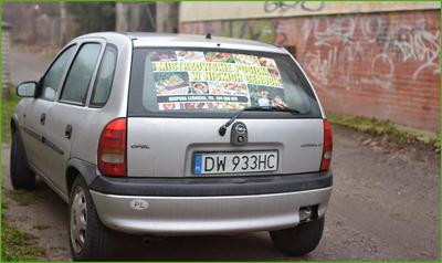 Służbowe auto Gospody Leśnickiej