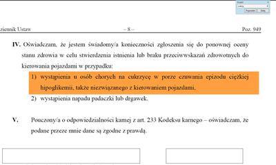 W przypadku ciężkiej hipoglikemii musisz poddać się badaniom lekarskim