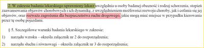 Zasady badania przez lekarza uprawnionego do badań kierowców