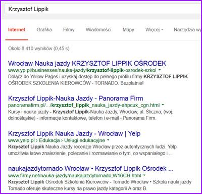Instruktor Krzysztof Lippik