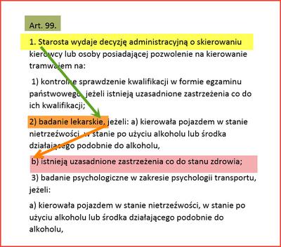 Skierowanie od Starosty na badania lekarskie w przypadku Padaczki