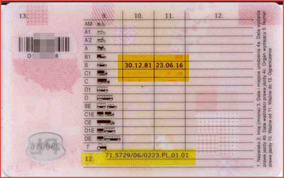 Kod ograniczeń zdrowotnych w prawie jazdy