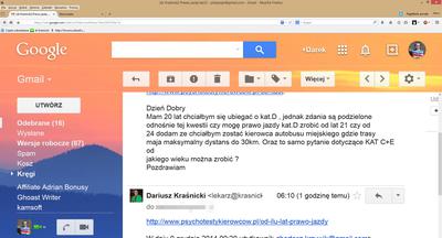 Od ilu lat kategoria D?