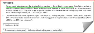 Odwołanie się od orzeczenia lekarskiego
