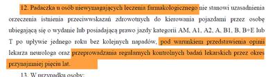 5 lat bez napadów i leczenia padaczki nie powinno być przeciwwskazaniem