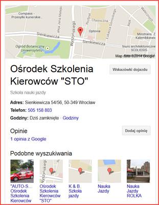Polecam OSK Sto we Wrocławiu