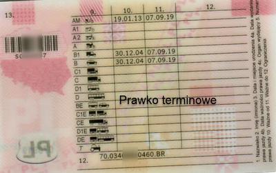 Terminowe prawo jazdy na kategorię AM i B
