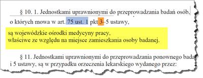 Tylko WOMP może Cię badań na przywrócenie uprawnień
