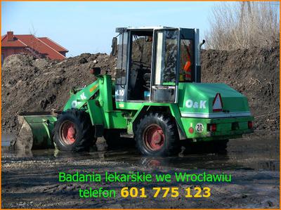 Badania wzroku operatorów ładowarek i koparek