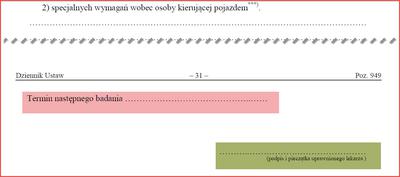 Termin następnego badania na prawo jazdy