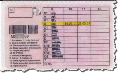 Rejestracja na przedłużenie prawa jazdy tel: 601 775 123