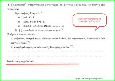 Jakie orzeczenie lekarskie na kwalifikację wstępną?