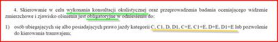 Obowiązkowe skierowanie na konsultację okulistyczną