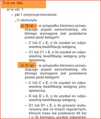Ustawa o transpocie drogowym